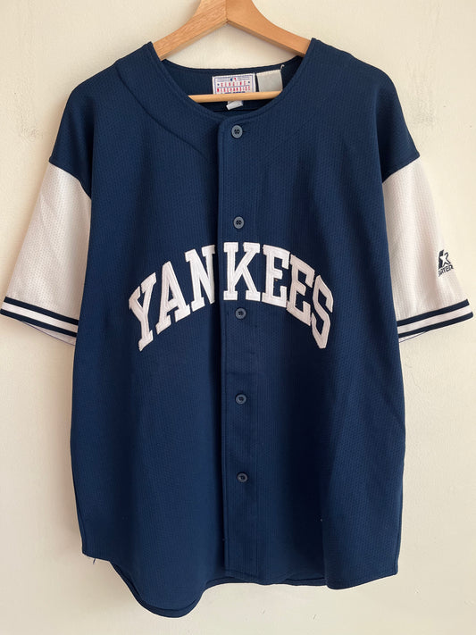00s New York Yankees Derek Jeter Starter Jersey  (L)