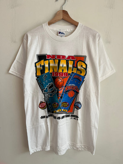 1999 Spurs v Knicks Pro Player NBA Finals Tee (S)