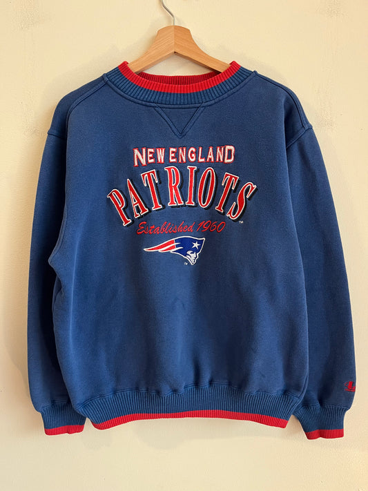 90s New England Patriots Logo Athletic Crewneck (M)