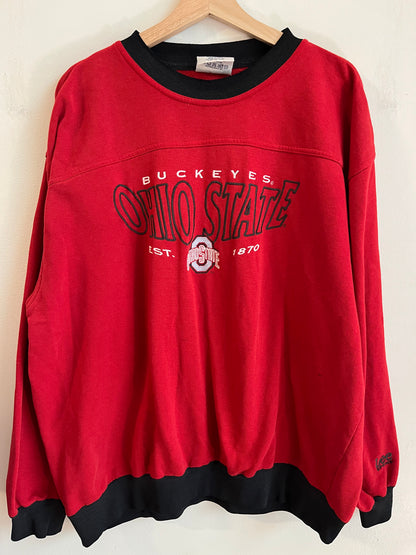 90s Ohio State University (OSU) Red Lee Crewneck (L)