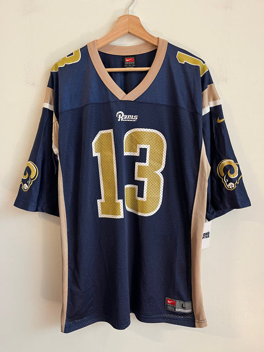 00s St. Louis Rams Kurt Warner Nike Jersey (L)