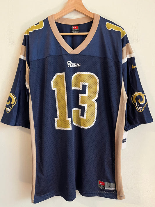 00s St. Louis Rams Kurt Warner Nike Jersey (L)
