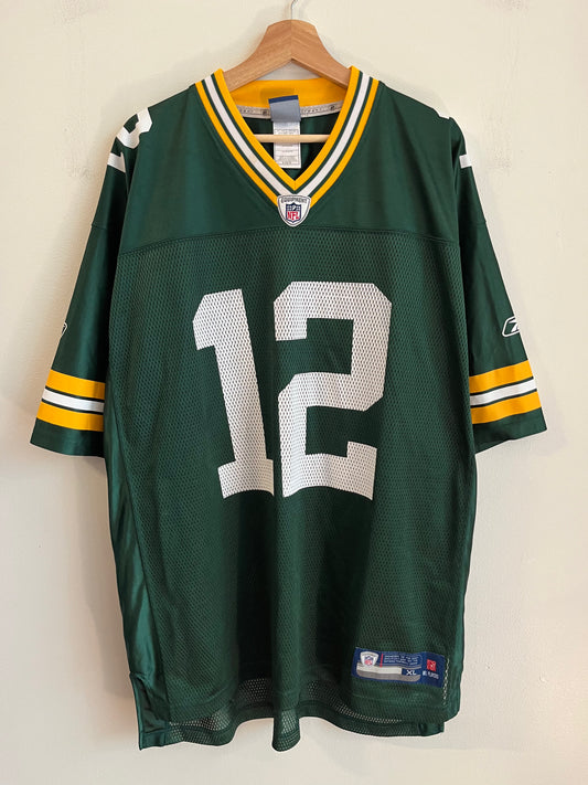 00s Green Bay Packers Aaron Rodgers Reebok Jersey (XL)