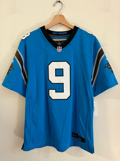 2022 Carolina Panthers Bryce Young Blue Jersey (Youth XL)