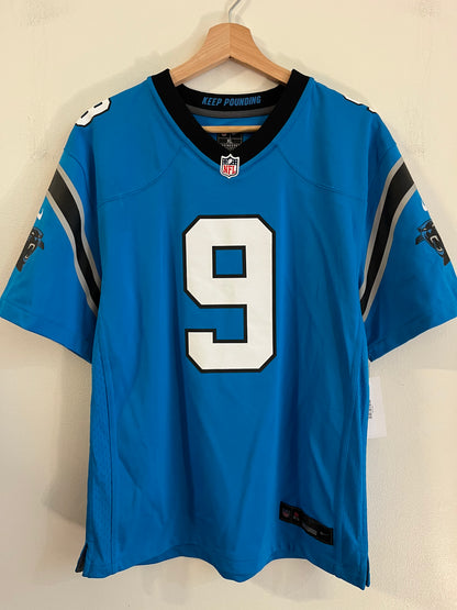 2022 Carolina Panthers Bryce Young Blue Jersey (Youth XL)