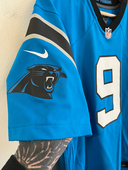 2022 Carolina Panthers Bryce Young Blue Jersey (Youth XL)