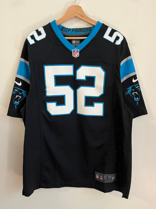 2010s Carolina Panthers Jon Beason Nike Home Jersey (L)