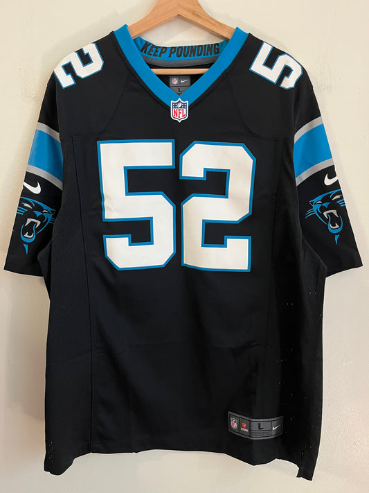 2010s Carolina Panthers Jon Beason Nike Home Jersey (L)