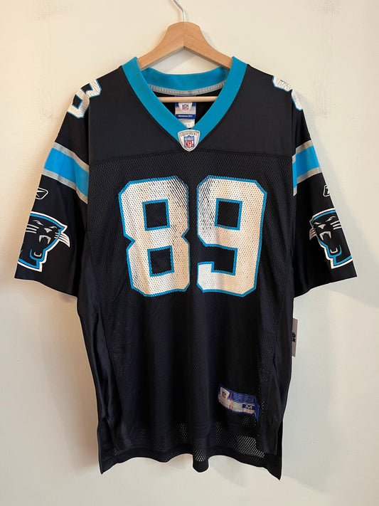 00s Carolina Panthers Steve Smith Reebok Home Jersey (M)