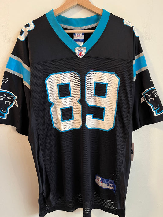 00s Carolina Panthers Steve Smith Reebok Home Jersey (M)