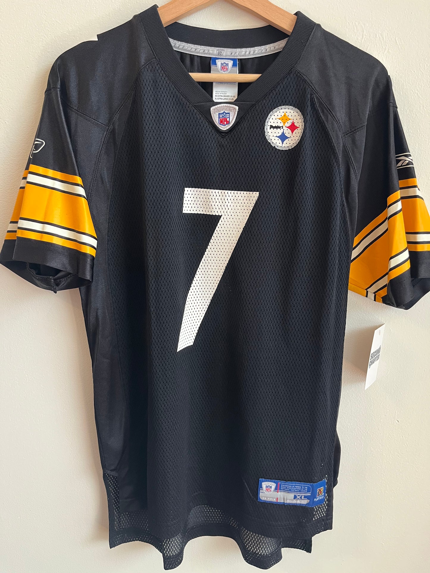 00s Pittsburgh Steelers Ben Roethlisberger Big Ben Jersey (Youth XL)