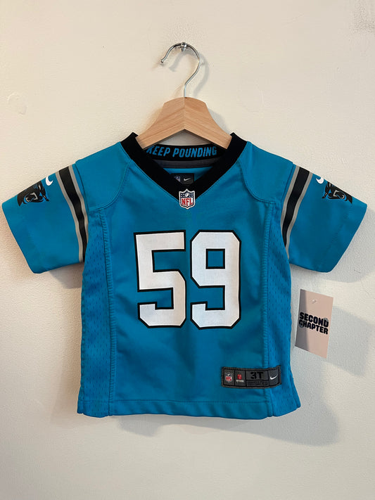 2010s Carolina Panthers Luke Kuechly Electric Blue Toddler Nike Jersey (3T)