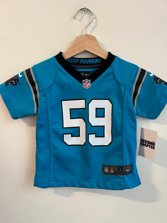 2010s Carolina Panthers Luke Kuechly Electric Blue Toddler Nike Jersey (3T)