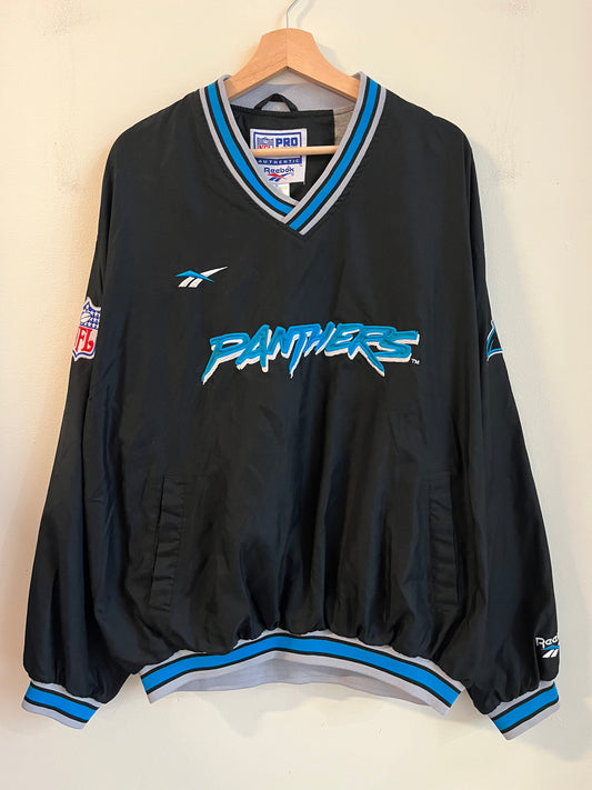 90s Carolina Panthers Reebok Pro Line Cat Scratch Windbreaker (XL)