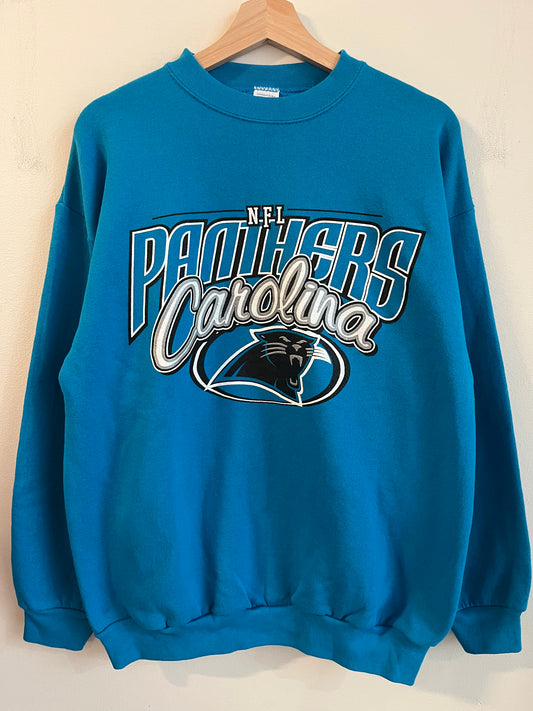 90s Carolina Panthers Blue Logo 7 Crewneck (L)
