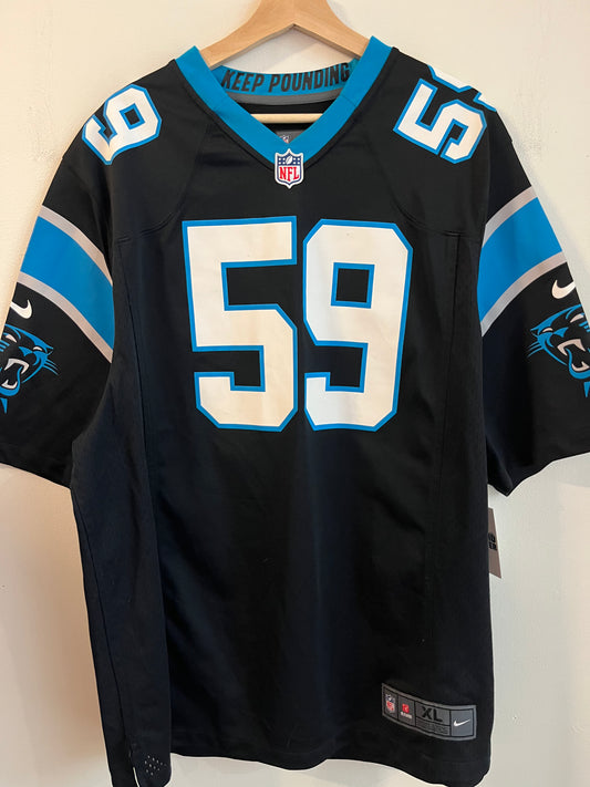 2012 Carolina Panthers Luke Kuechly Nike Home Jersey (XL)