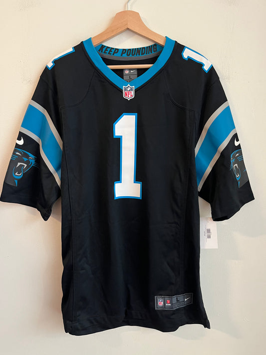 2010s Carolina Panthers Cam Newton Nike Home Jersey (L)