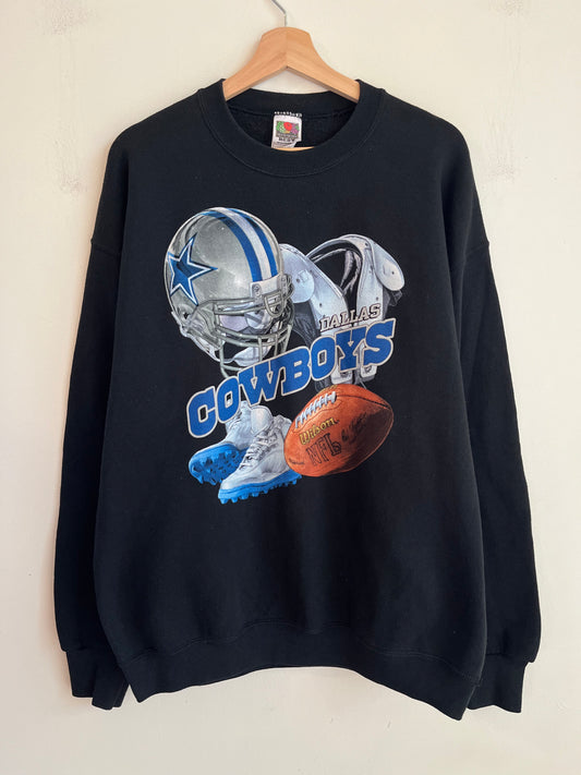 1990s Dallas Cowboys Locker Room Graphic Crewneck (XL)