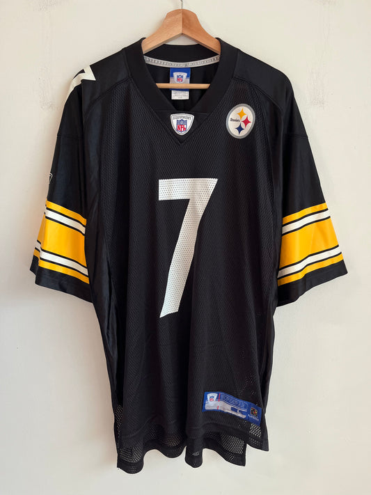 00s Pittsburgh Steelers Ben Roethlisberger Reebok Home Jersey (L)