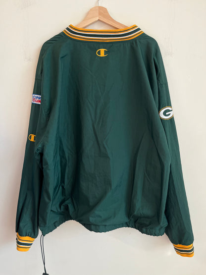 90s Green Bay Packers Spell Out  Champion Windbreaker (XL)