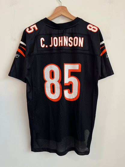 00s Cincinnati Bengals Chad Ocho Cinco Home Jersey (Youth XL)