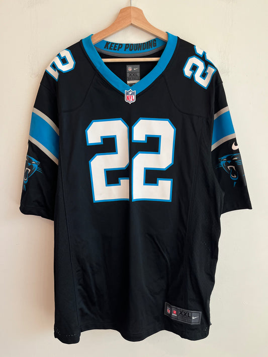 00s Carolina Panthers Christian McCaffery Nike Home Jersey (XXL)