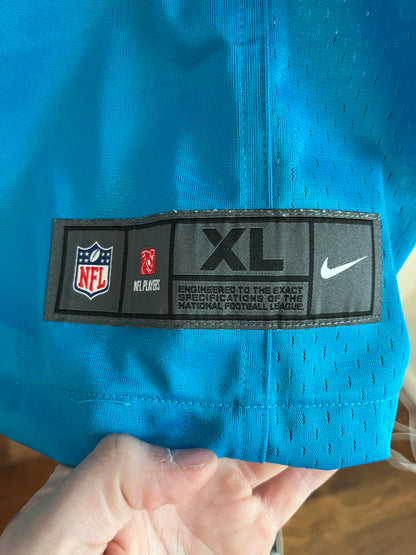2022 Carolina Panthers Baker Mayfield Blue Nike Jersey (XL)