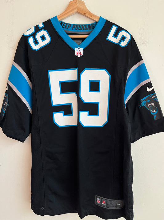 2012 Carolina Panthers Luke Kuechly Nike Home Jersey (L)