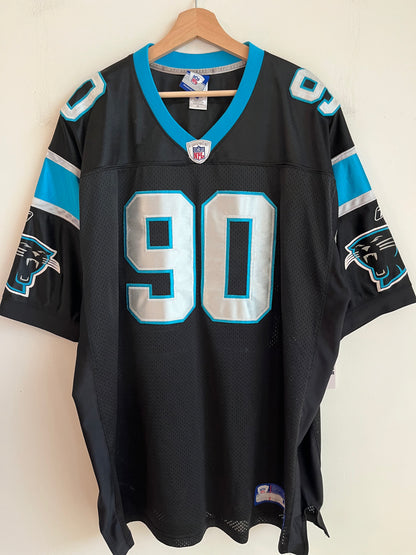 00s Carolina Panthers Julius Peppers Stitched Home Jersey (XXL)