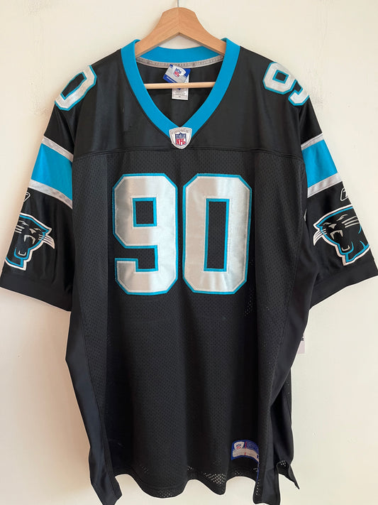 00s Carolina Panthers Julius Peppers Stitched Home Jersey (XXL)