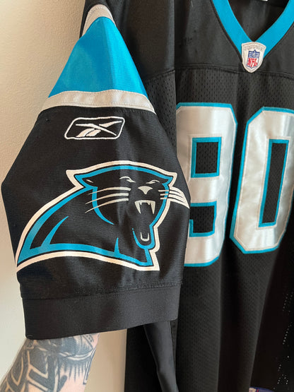 00s Carolina Panthers Julius Peppers Stitched Home Jersey (XXL)
