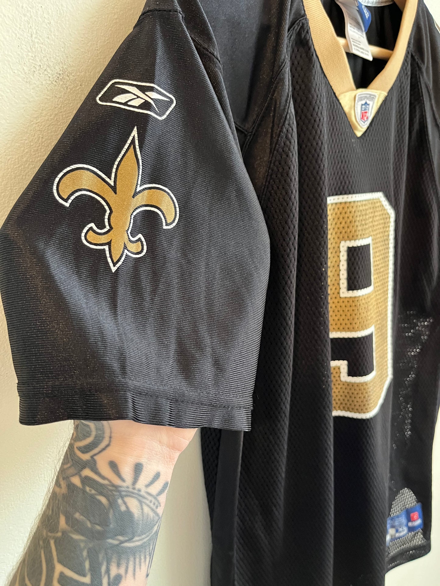 00s New Orleans Saints Drew Brees Reebok Home Jersey (Youth XL)