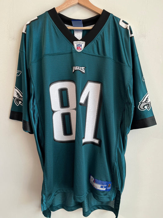 00s Philadelphia Eagles Terrell Owens Reebok Jersey (L)