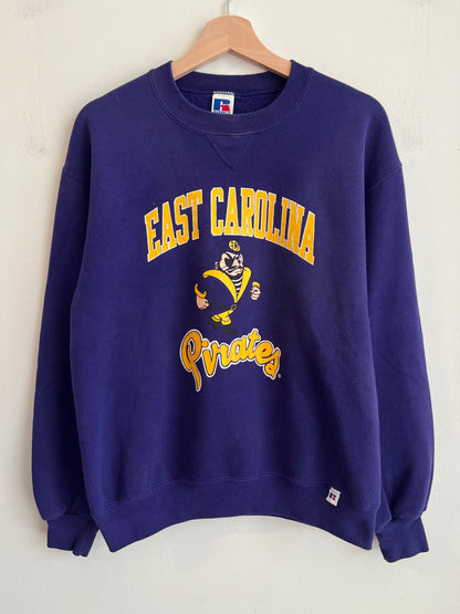 90s East Carolina University Russell Crewneck (M)