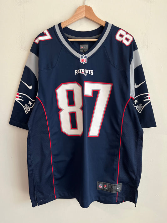 2016 New England Patriots Rob Gronkowski Nike Home Jersey (L)
