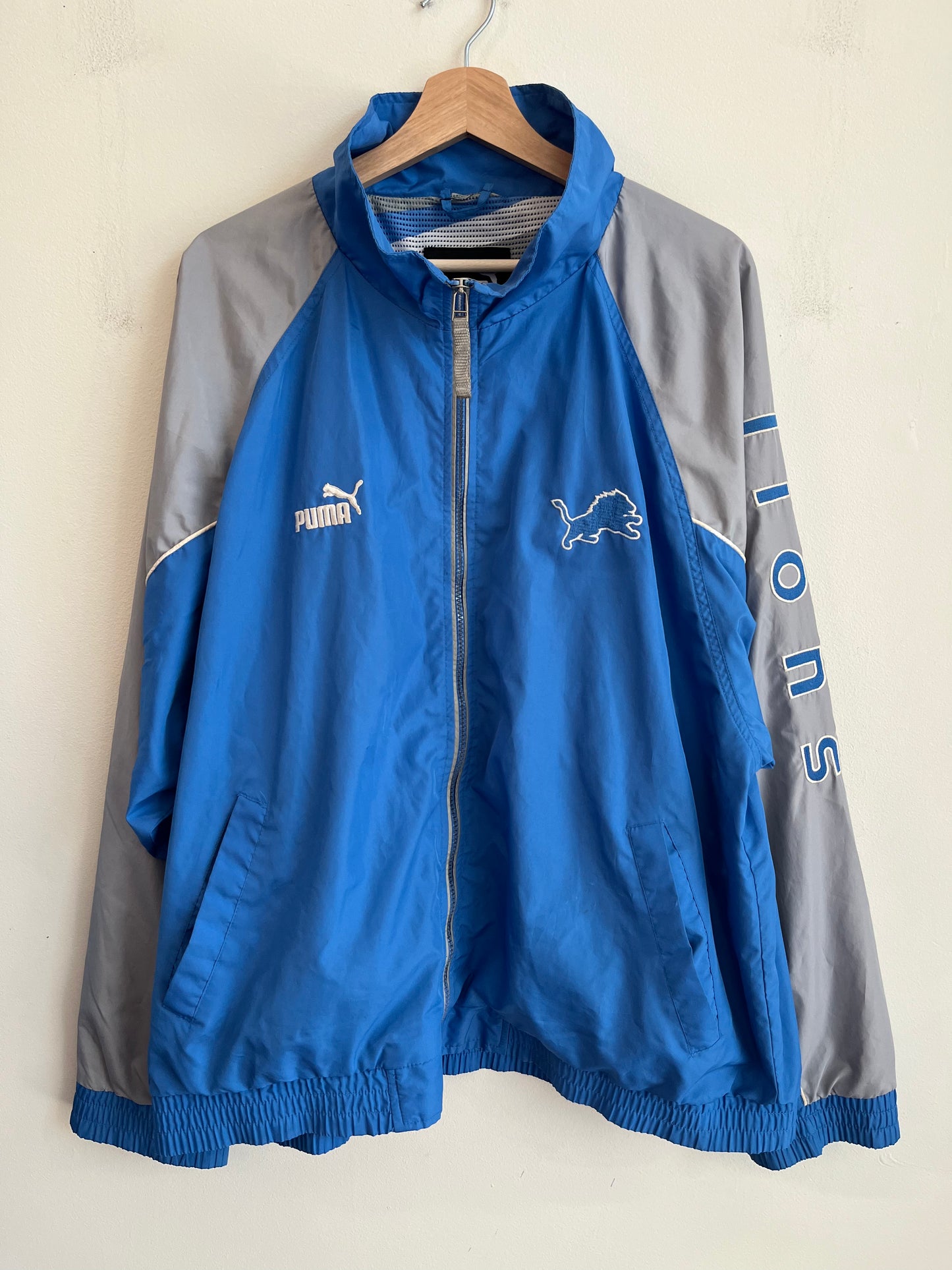 00s Detroit Lions Puma Windbreaker (XL)
