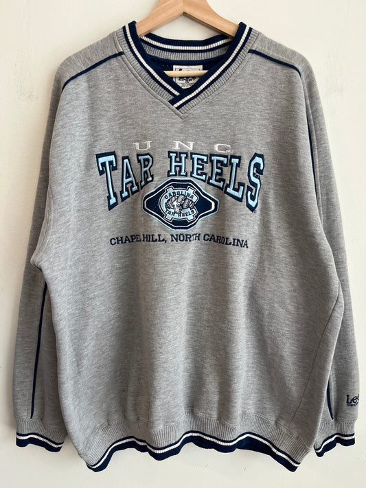 90s UNC Tar Heels Embroidered Lee Crewneck (XL)