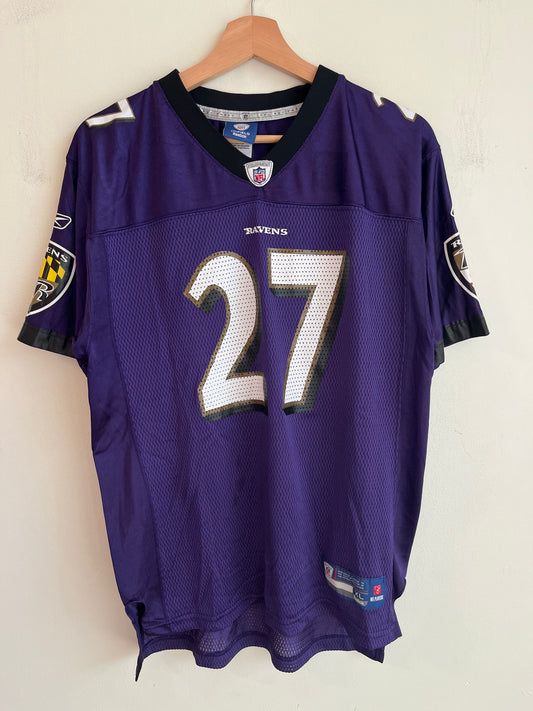 00s Baltimore Ravens Ray Rice Reebok Home Jersey (Youth XL)