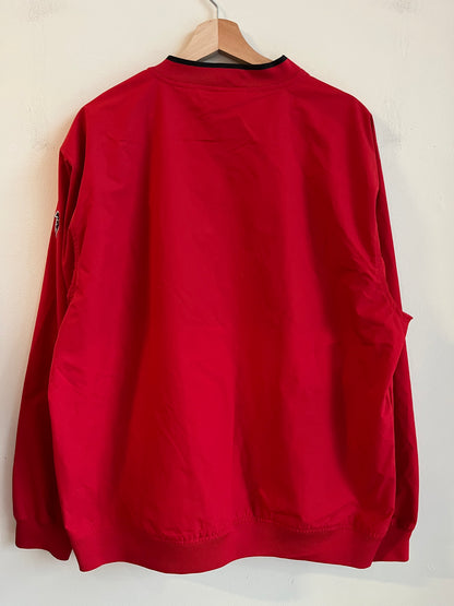 00s Atlanta Falcons Red NFL Windbreaker (L)