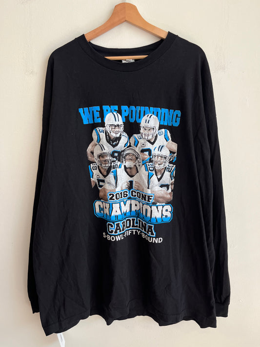 2016 Carolina Panthers Conference Champions Long Sleeve Shirt (XXXL)