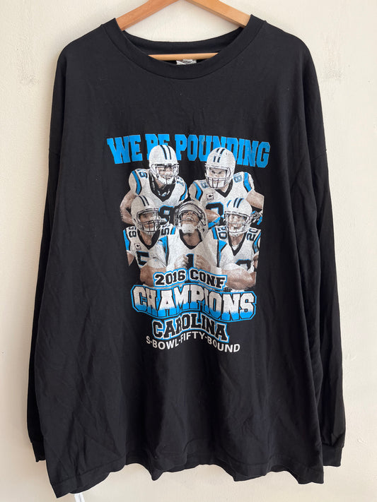 2016 Carolina Panthers Conference Champions Long Sleeve Shirt (XXXL)
