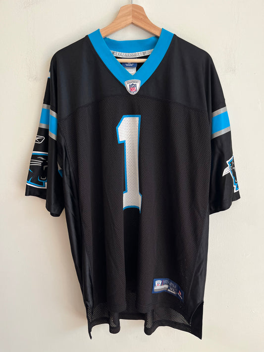 2011 Carolina Panthers Cam Newton Reebok Home Rookie Jersey (XL)