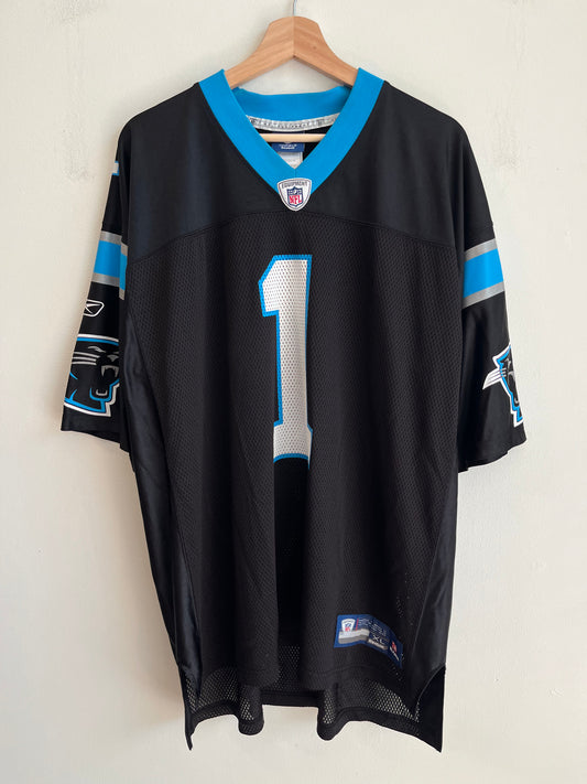 2011 Carolina Panthers Cam Newton Reebok Home Rookie Jersey (XL)