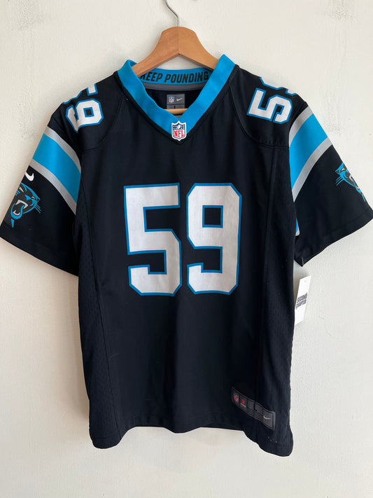 2012 Carolina Panthers Luke Kuechly Nike Home Jersey (Youth L)