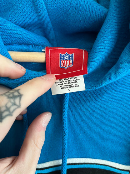 2007 Carolina Panthers Blue Logo Hoodie (L)