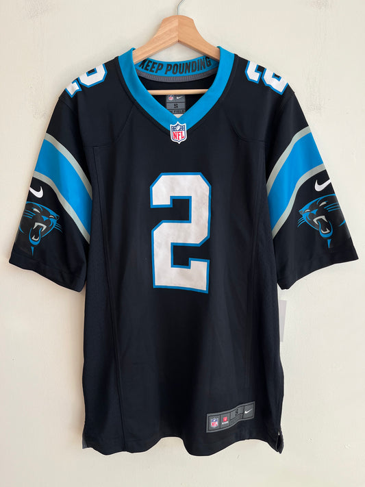 2022 Carolina Panthers DJ Moore Nike Home Jersey (S)