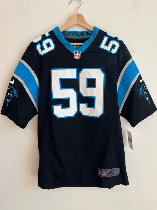 2010s Carolina Panthers Luke Kuechly Nike Home Jersey (M)