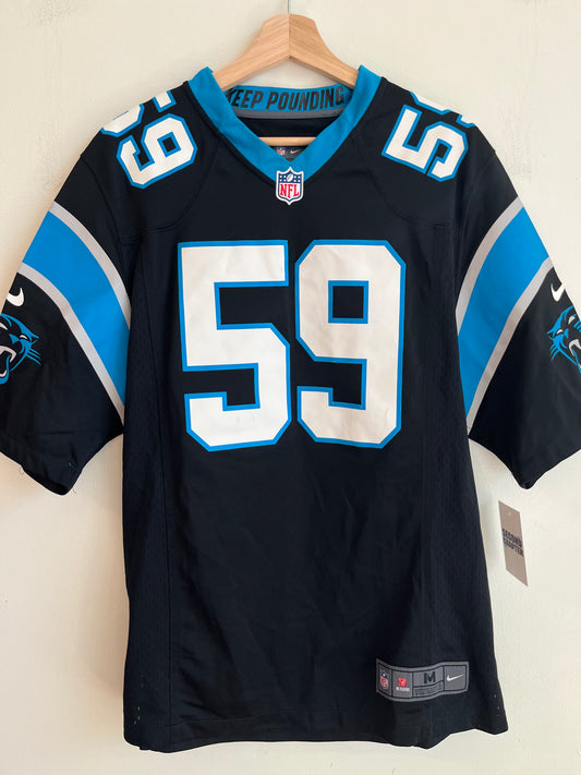 2010s Carolina Panthers Luke Kuechly Nike Home Jersey (M)