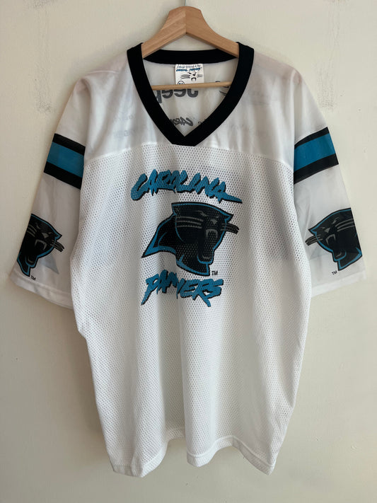 2005 Carolina Panthers Jeep Mesh White Jersey (XL)