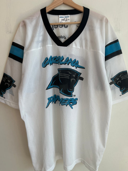 2005 Carolina Panthers Jeep Mesh White Jersey (XL)
